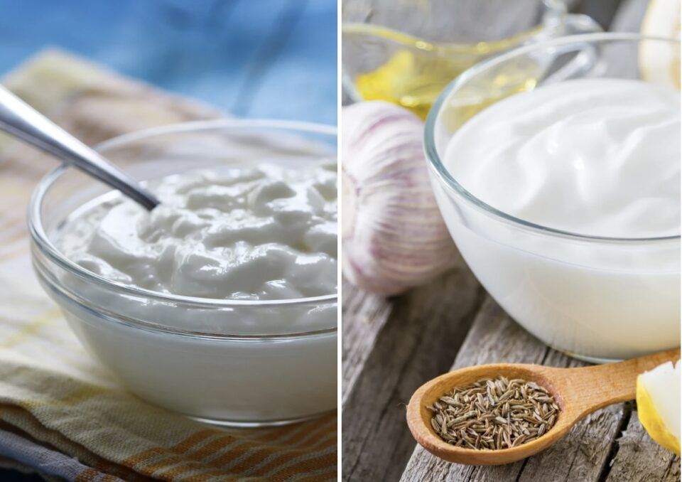 preparazione salsa allo yogurt