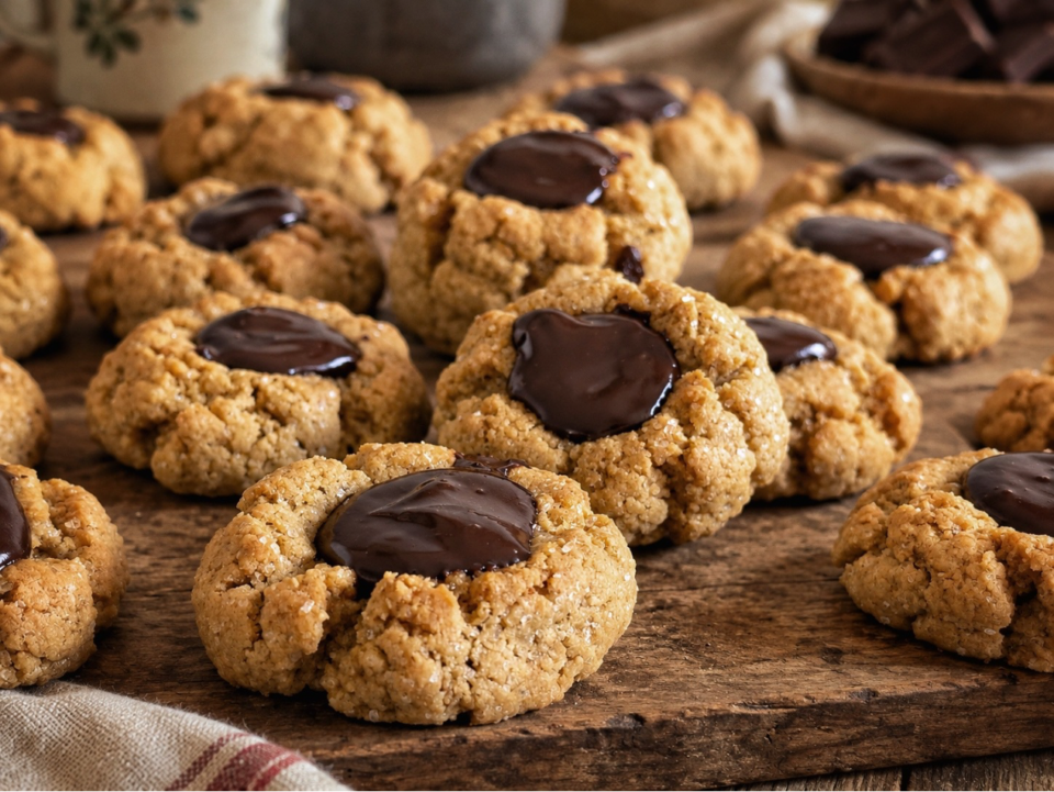 biscotti morbidi crema di arachidi e cioccolato 
