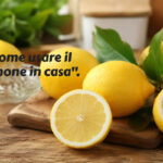 come usare il limone in casa