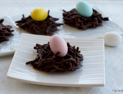 Nidi al cioccolato, ricetta  di Pasqua