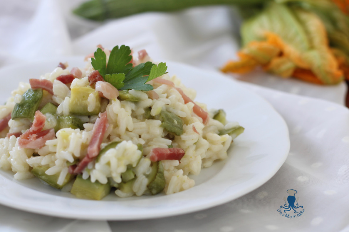 RISOTTO SPECK E ZUCCHINE