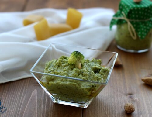 Pesto con i  broccoli, ricetta base vegetariana facile e sfiziosa