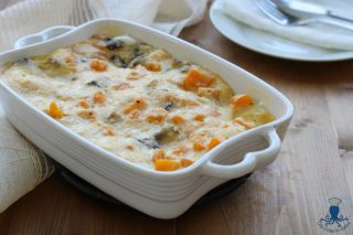 Lasagne alla zucca e funghi