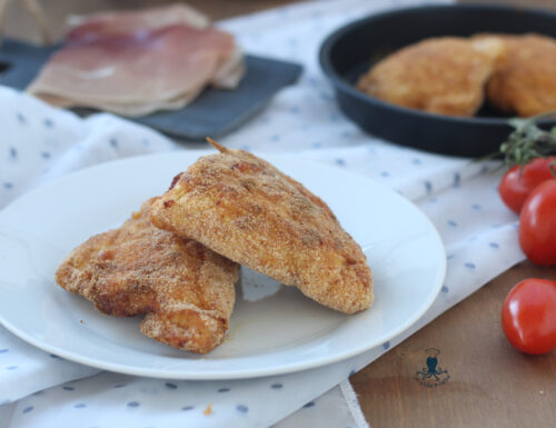 Petto di pollo ripieno, ricetta nella friggitrice ad aria o nel forno.