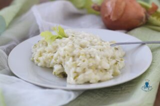 Risotto al sedano e stracchino