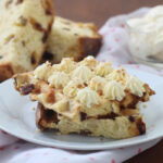 Waffle con il panettone