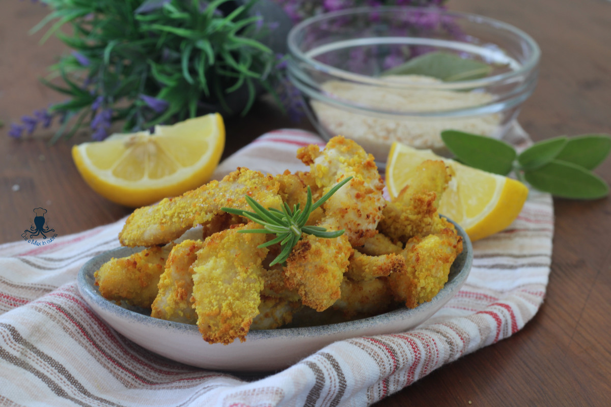 Pollo al limone in friggitrice ad aria