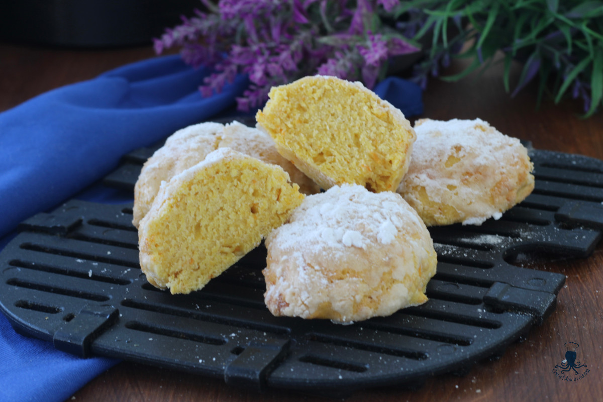 Biscotti alla zucca in friggitrice ad aria o al forno, ricetta senza ...