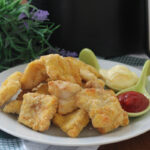 Bocconcini di pollo impanati senza glutine in friggitrice ad aria