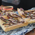 Chiacchiere di pasta sfoglia in friggitrice ad aria, versione furba1