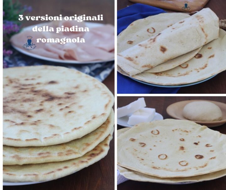 3 versioni originali della piadina romagnola1.