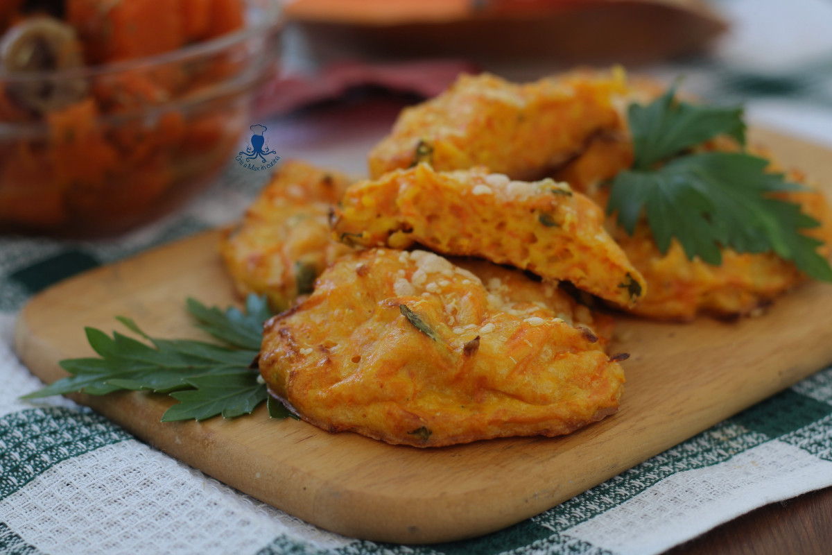 Frittelle salate di zucca al forno o in air fry1