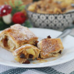 Strudel di sfoglia mele e panettone