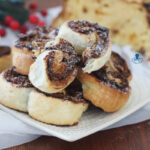 Ventagli di sfoglia al panettone e nutella