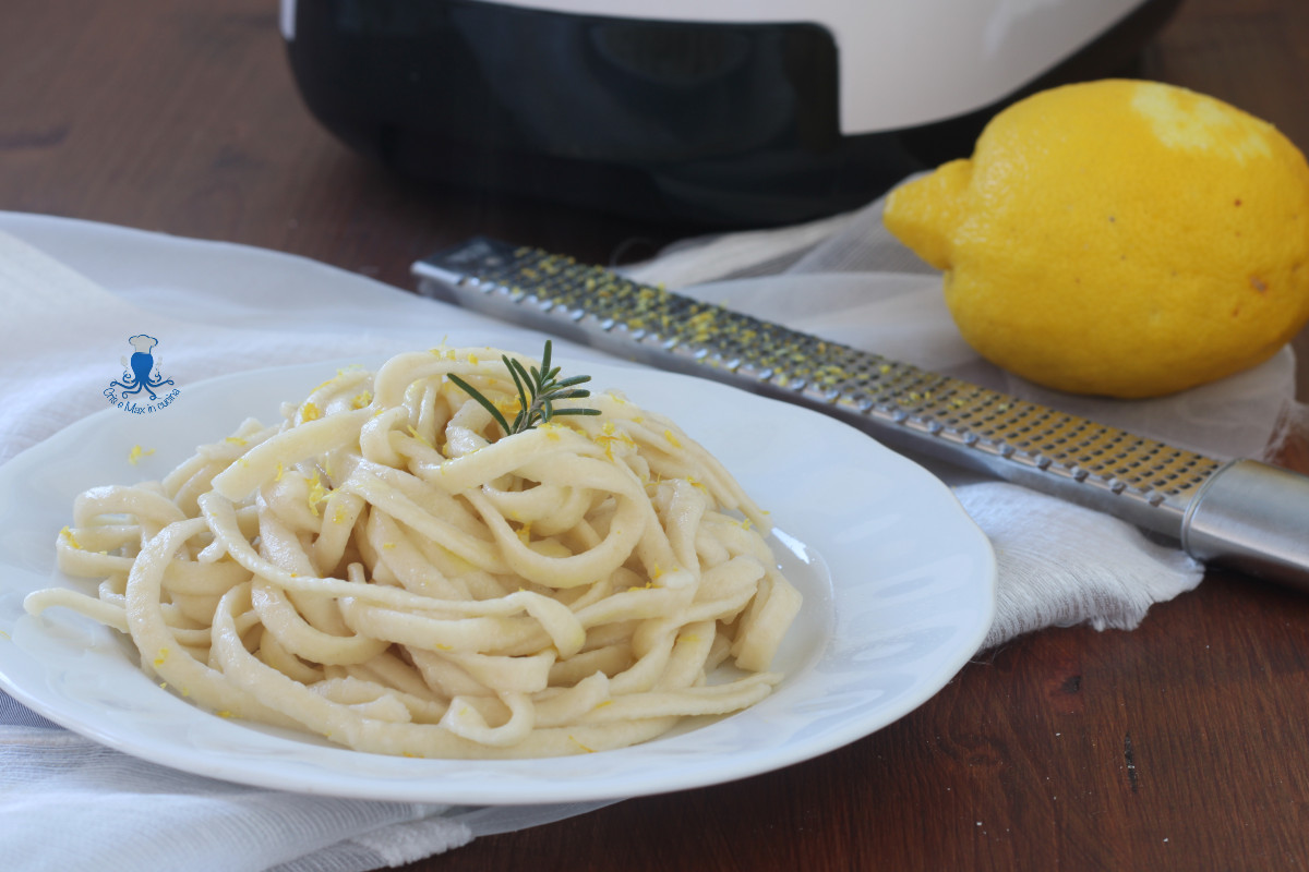 Tagliolini al farro al limone