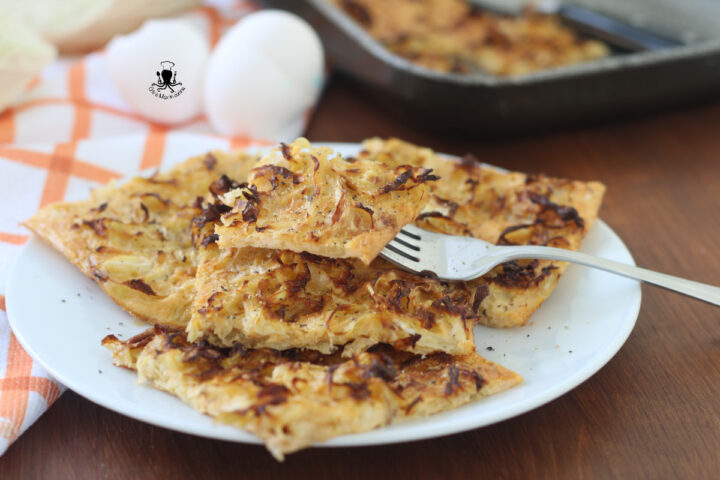 Frittata di cavolo cappuccio croccante in friggitrice ad aria1