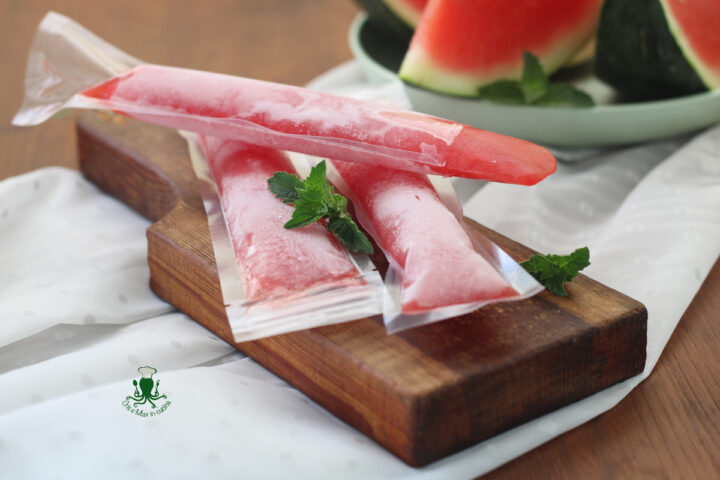 Ghiaccioli all'anguria con 1 solo ingrediente1