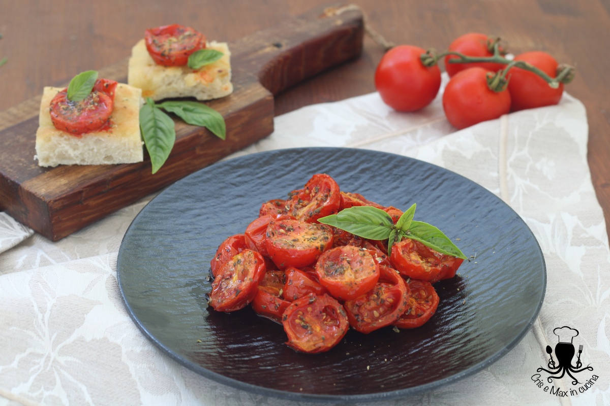 Pomodorini confit in friggitrice ad aria