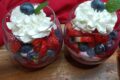 DESSERT LEGGERO ALLO YOGURT E FRUTTI DI BOSCO