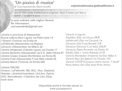 Il nuovo libro “Un pizzico di musica” nelle librerie italiane