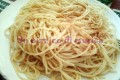 Pasta aglio, olio peperoncino e mollica 