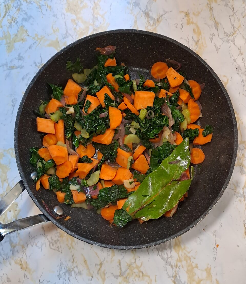 Stufato di lenticchie con verdure 