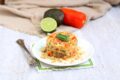 Insalata di verdure con avocado e lime