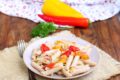 Pasta cremosa con peperoni arrosto