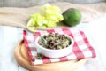 Fagioli rossi con crema di avocado