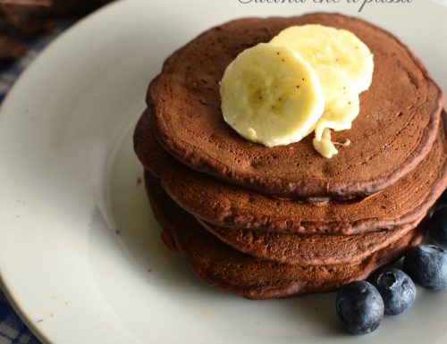 Pancakes cioccolato e banana