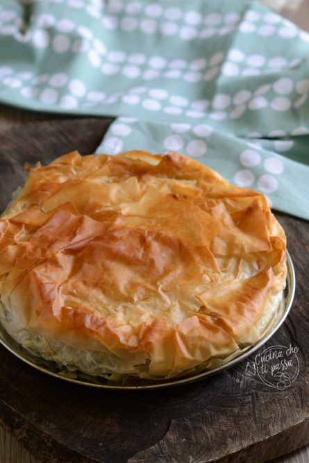 Torta di fillo e spinaci