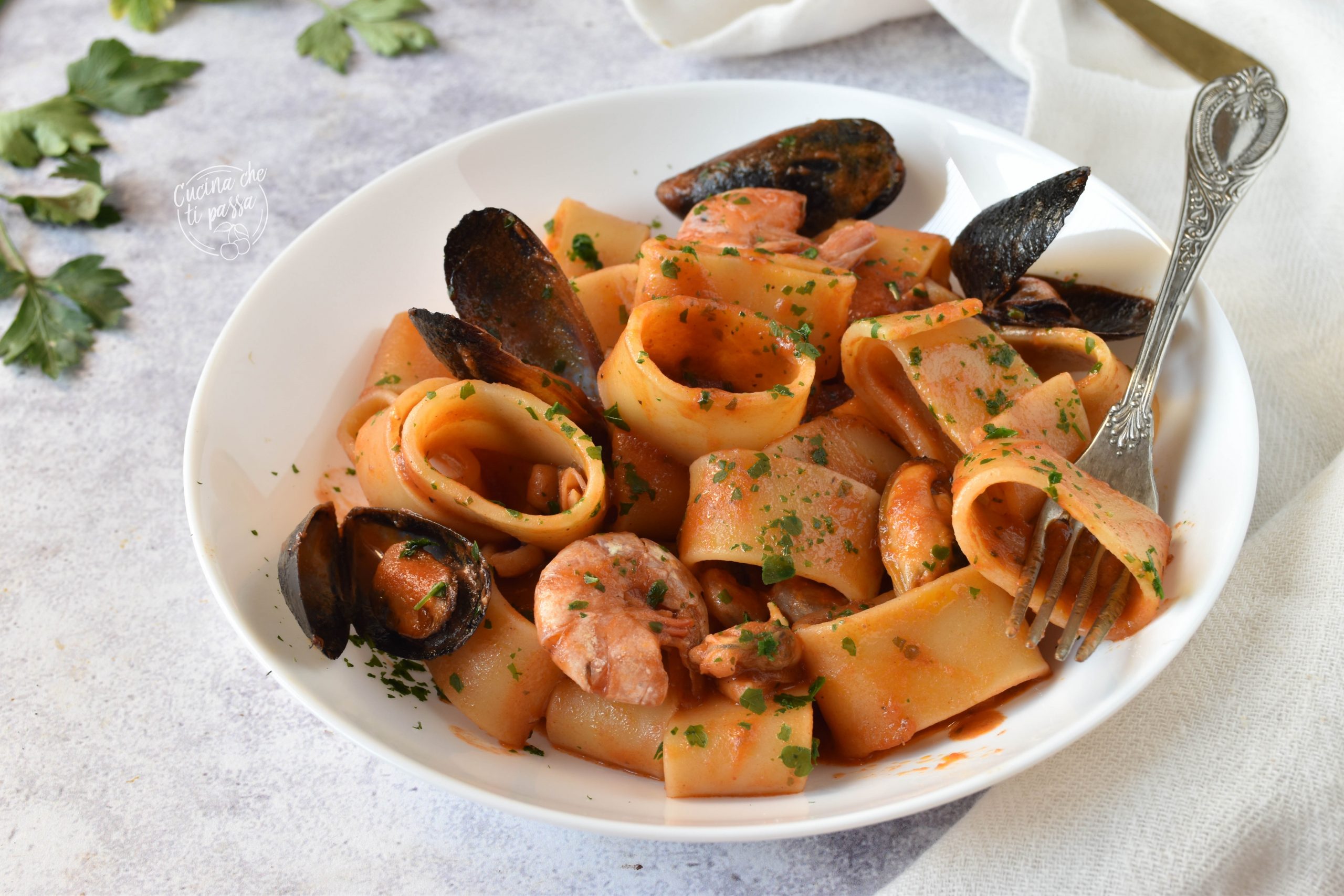 Calamarata Allo Scoglio Ricca E Gustosa Cucina Che Ti Passa