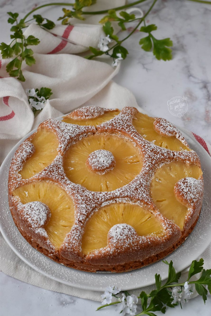 torta all'ananas