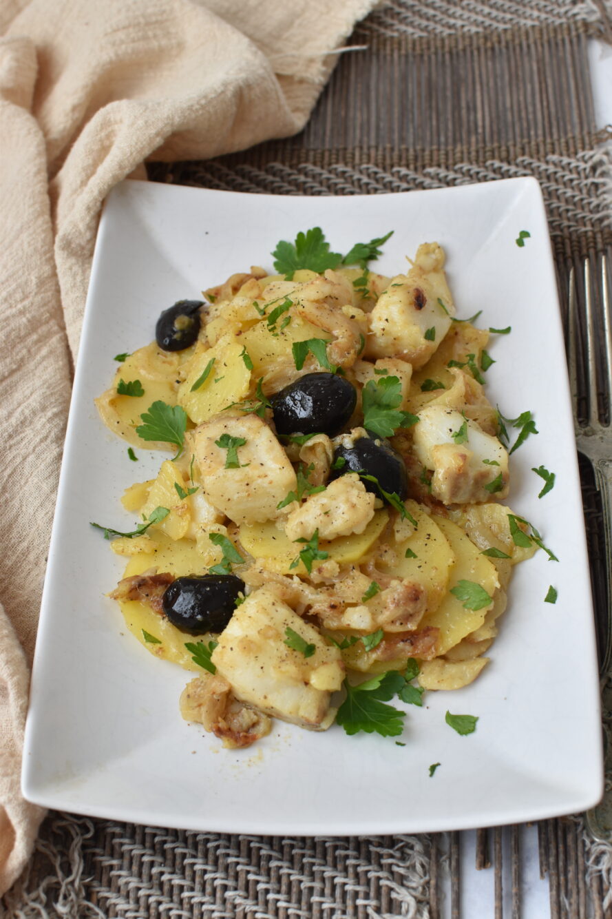 Baccalà e patate in umido