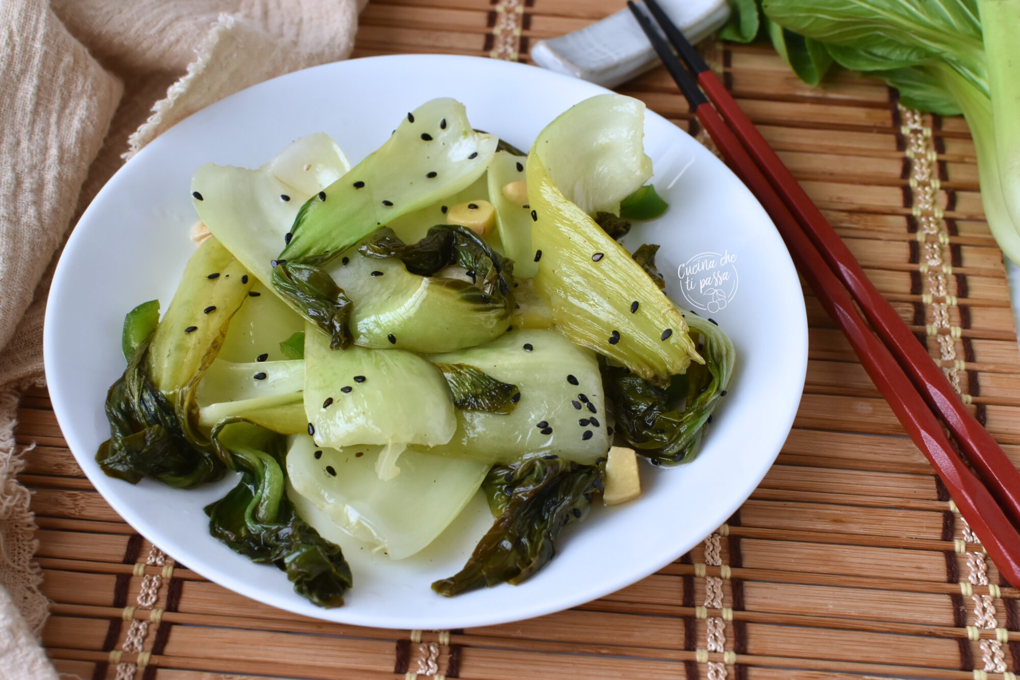 Pakchoi in padella