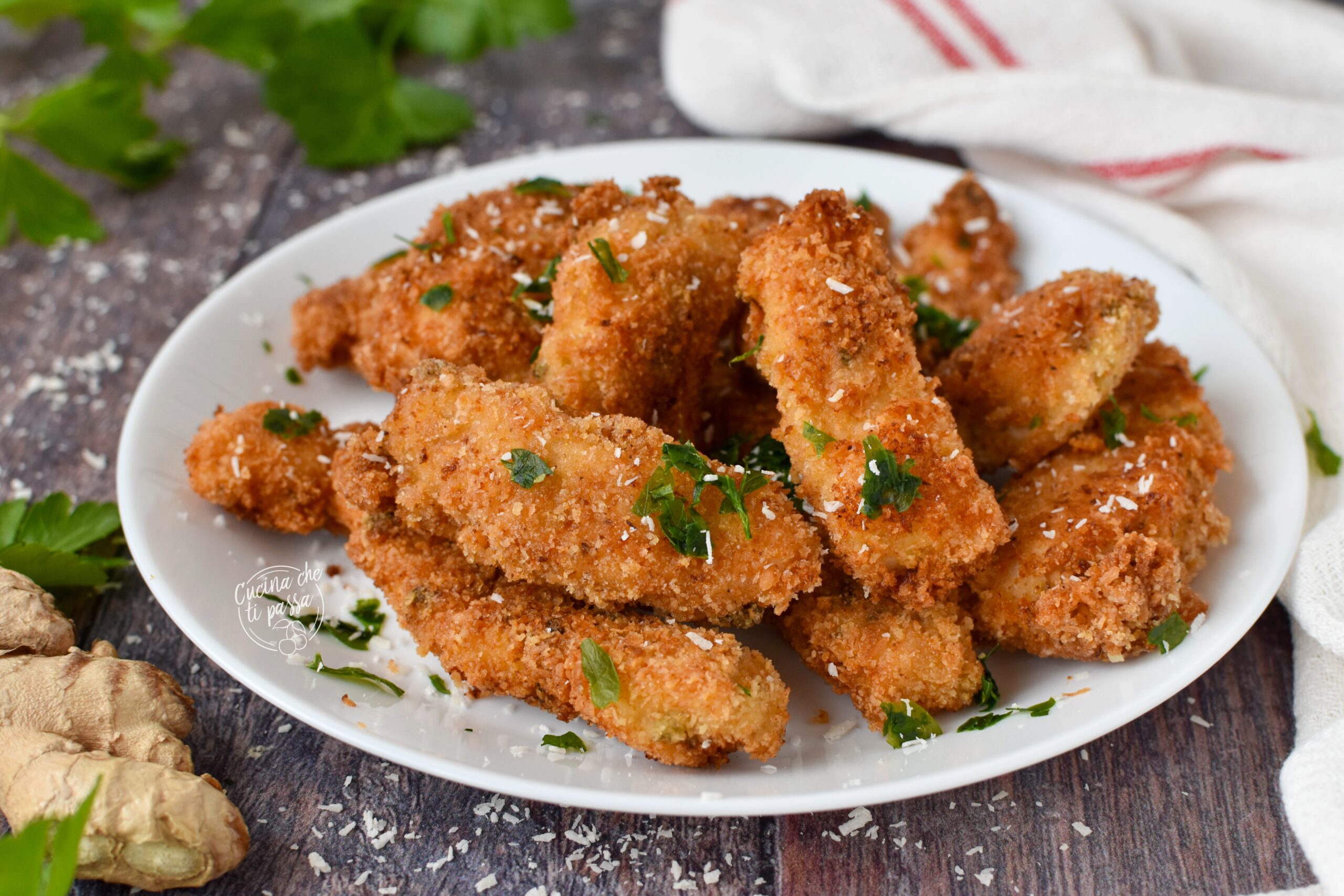 pollo croccante al cocco