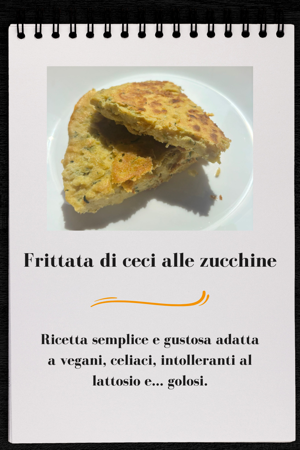 Frittata di farina di ceci alle zucchine
