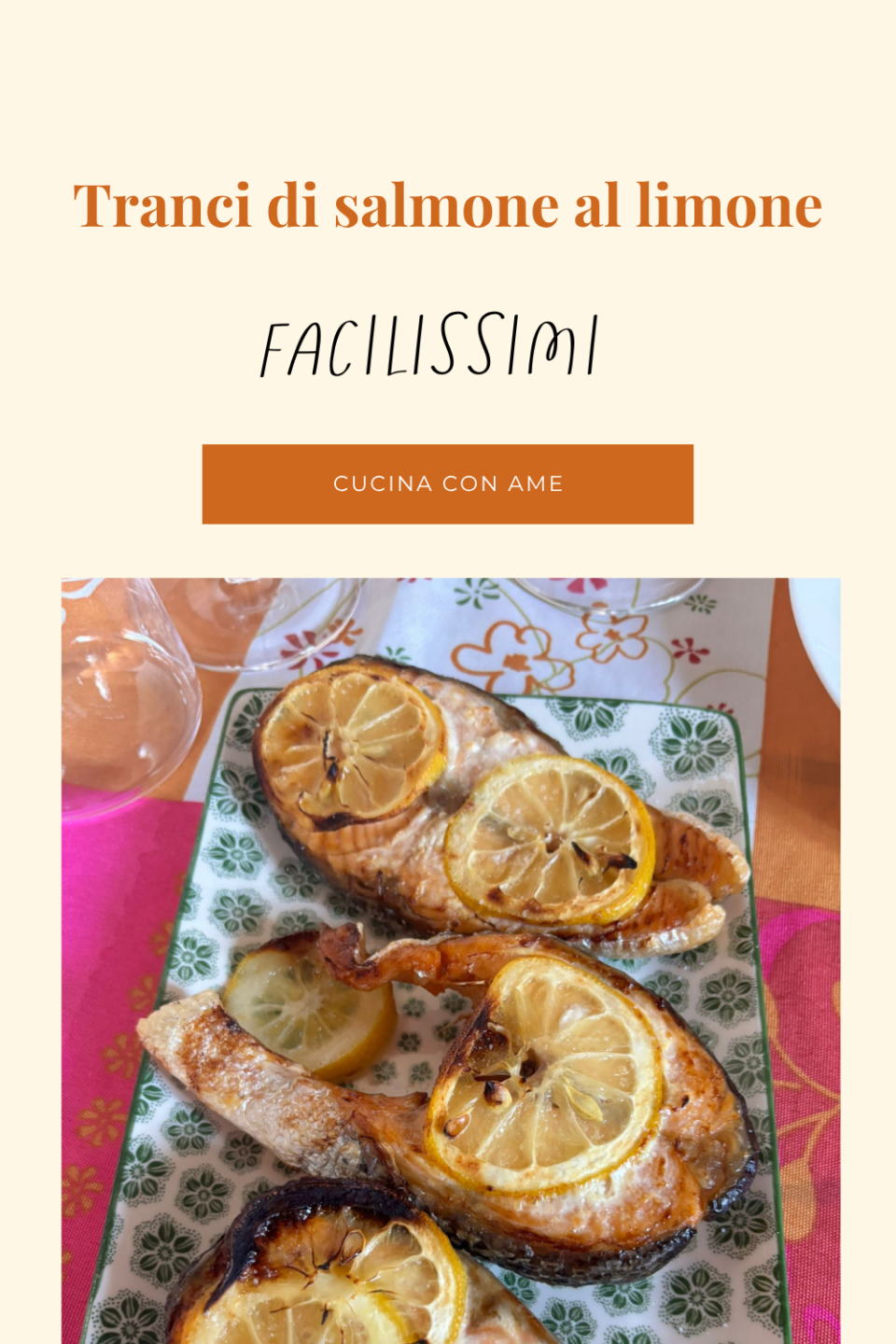 Tranci di salmone al limone in friggitrice ad aria