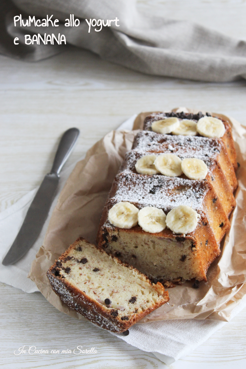 Plumcake allo yogurt e banana