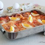 Lasagne al salame e uova sode