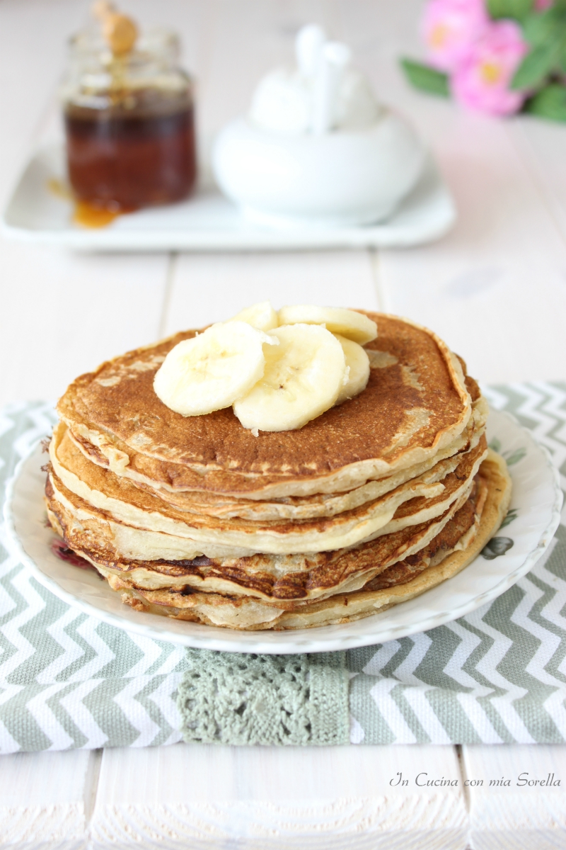 Pancake Alla Banana Senza Uova - In Cucina Con Mia Sorella