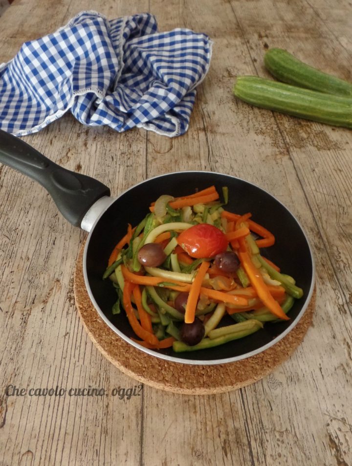 Julienne di verdure