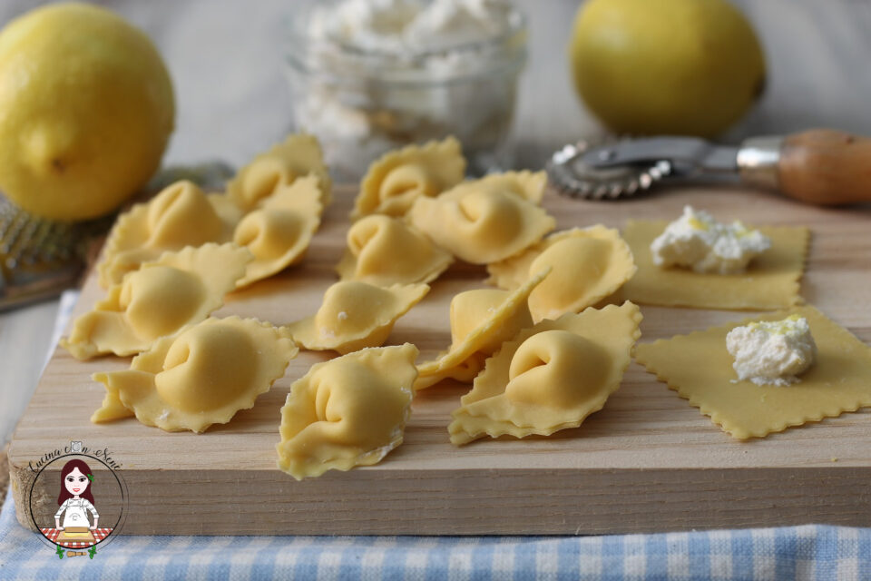 Tortelli ricotta e limone