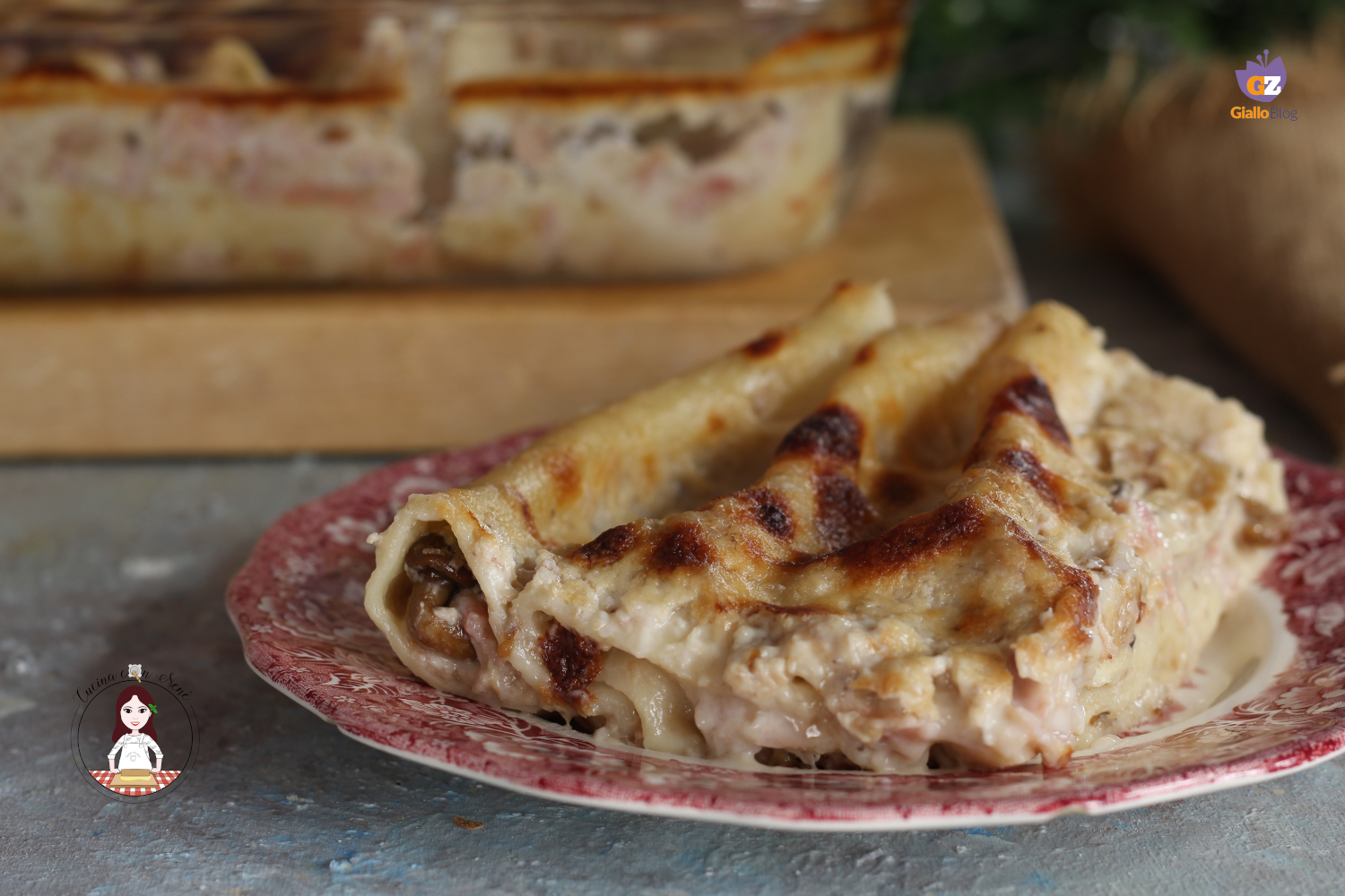 Cannelloni prosciutto e funghi