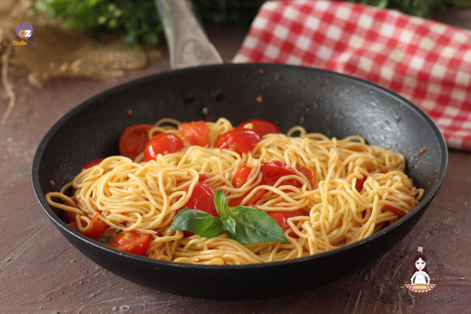 Spaghetti ai pomodorini freschi