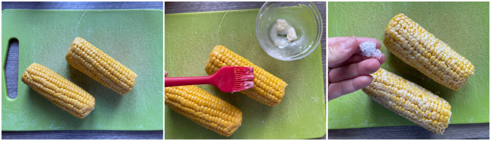 Pannocchie in friggitrice ad aria