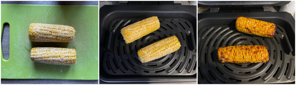 Pannocchie in friggitrice ad aria