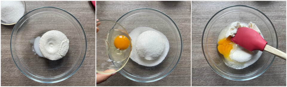 Torta di ricotta in friggitrice ad aria