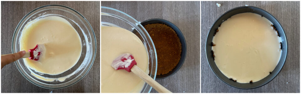 Cheesecake in friggitrice ad aria