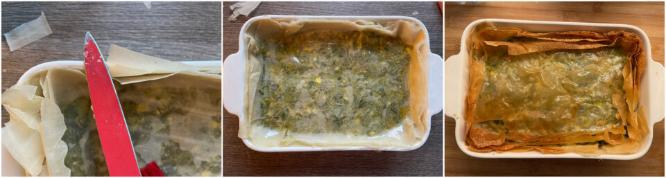 Spanakopita in friggitrice ad aria